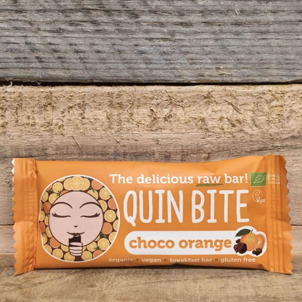 Quin Bite - Raw Bar Choco Orange (30 g)