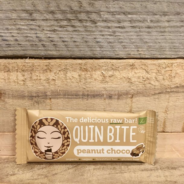 Quin Bite - Raw Bar Peanut Choco (30 g)