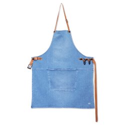 Dutchdeluxes BBQ Style Denim Denim + 100% Lderremme Vasket Indigo