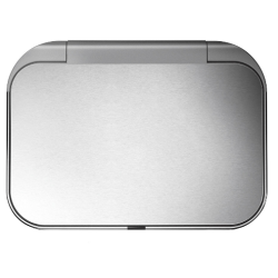 Simplehuman Rektangulr Sensor Affaldsspand Med Stemme- Og Bevgelseskontrol 58L, Enkelt Rum, Brstet Rustfrit Stl