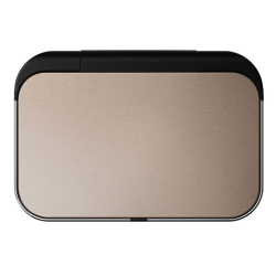 Simplehuman Rektangulr Sensor Affaldsspand Med Stemme- Og Bevgelseskontrol 58L, Enkelt Rum, Rosaguld Rustfrit Stl