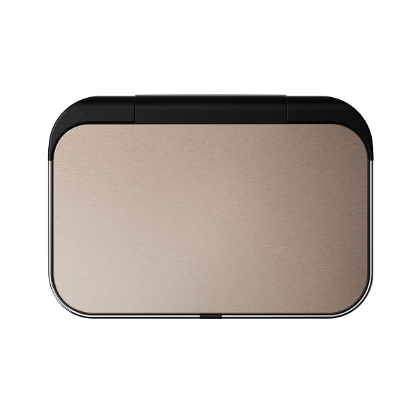 Simplehuman rektangul&auml;r sensormagasin med r&ouml;st- och r&ouml;relsekontrollanv&auml;ndning med str&ouml;madapter (ingr) eller 6 X AA-batterier (ingr inte) 58L, enkelrum, rosa guld rostfritt stl