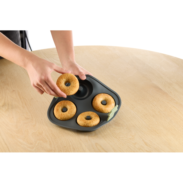 Lku Air Fryer Donutform, 4 huller - Grey
