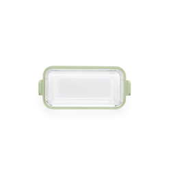 Lku Air Fryer Dobbelt Rektangulre Glasforme - Transparent