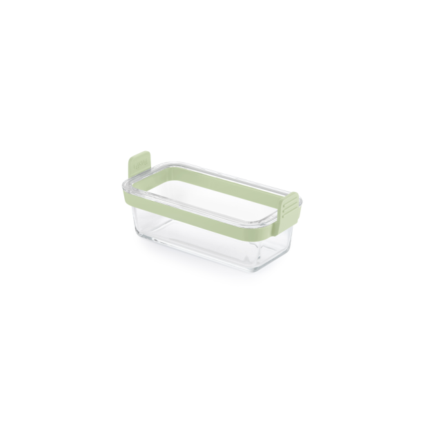 Lku Air Fryer Dobbelt Rektangulre Glasforme - Transparent