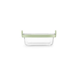 Lku Air Fryer Firkantet Glasform - Transparent