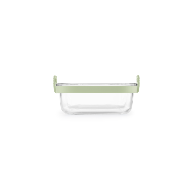 Lku Air Fryer Firkantet Glasform - Transparent