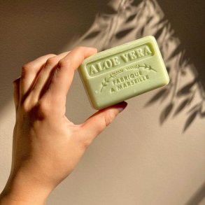 Savon Marseillaise - Fransk Sbebar Hnd/Krop - Aloe Vera (125 g)