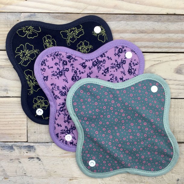 Anae - kologiske Genanvendelige Stofbind - Lilla 2 stk (mini)