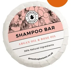 Green Frog Botanic Shampoo Bar Argan & Rose (50 gr)