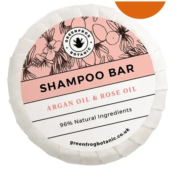 Green Frog Botanic Shampoo Bar Argan &amp; Rose (50 gr)