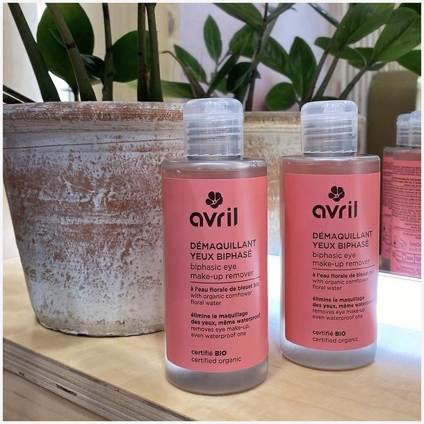 Avril - �kologisk �jenmake-up Fjerner til Vandfast Make-up (150 ml)