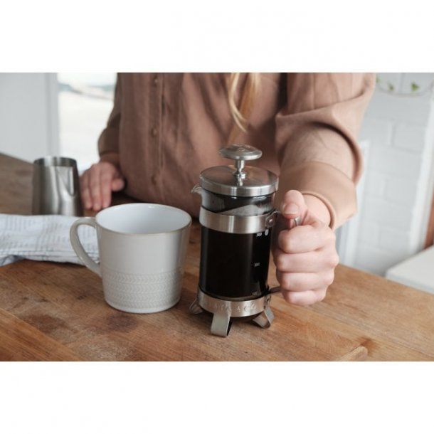 Barista &amp; Co Stempelkande i Brstet stl 3 kopper