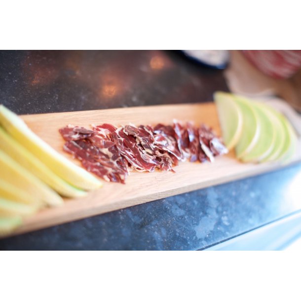 Dutchdeluxes Skrebrt XL Stripe Solid Olieret Egetr 12 x 70 cm