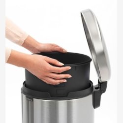 Brabantia Pedalspand newIcon 20 Liter Mat St�l Fingerprint Proof