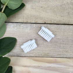 Caliquo - Udskiftningshoveder til Bioplast Tandbrste - Soft (2 stk)