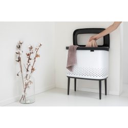 Brabantia BO Vasketjskurv 60 Liter Hvid