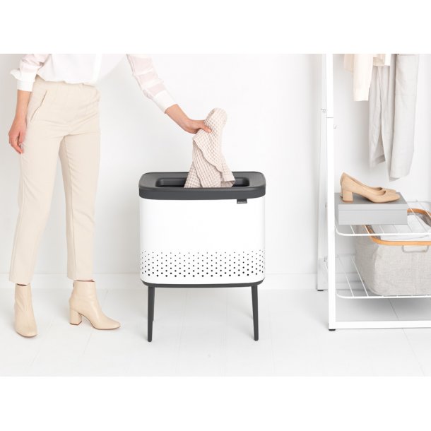 Brabantia BO Vasketjskurv 60 Liter Hvid