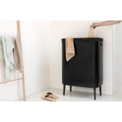 Brabantia BO Vasketjskurv 2 x 45 Liter Sort
