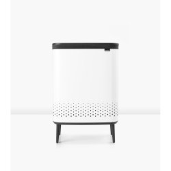 Brabantia BO Vasketjskurv 2 x 45 Liter Hvid