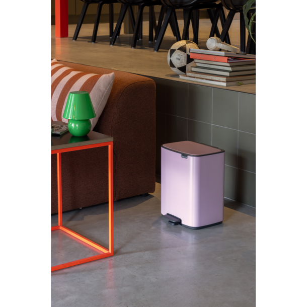 Brabantia Bo Pedalspand 12 liter - Lilac Pink