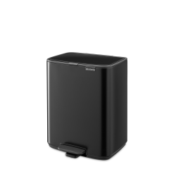 Brabantia Bo pedalspand 12 ltr. - Matt Black