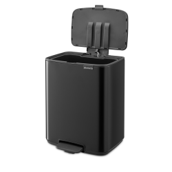 Brabantia Bo pedalspand 12 ltr. - Matt Black