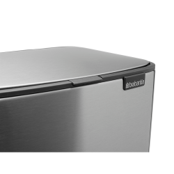 Brabantia Bo pedalspand 12 ltr. - Matt Steel Fingerprint Proof