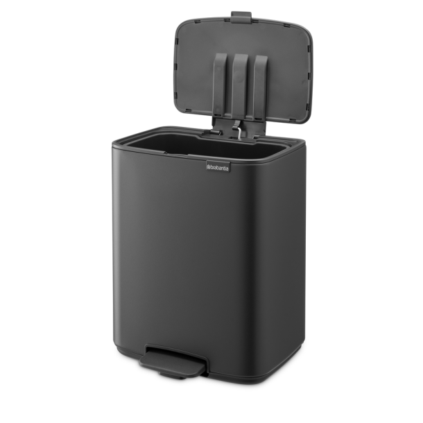 Brabantia Bo pedalspand 12 ltr. - Mineral Infinite Grey