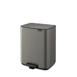 Brabantia Bo Pedalspand 12 liter - Soft Platinum