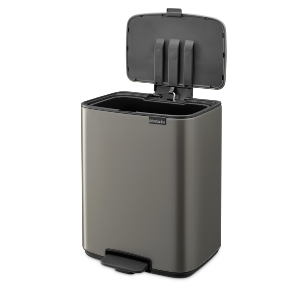 Brabantia Bo Pedalspand 12 liter - Soft Platinum