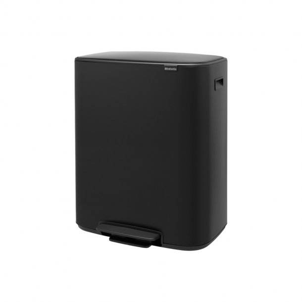 Brabantia Bo pedalspand m/2 inderspande a 30 ltr.  - Matt Black