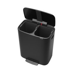 Brabantia Bo pedalspand m/2 inderspande a 30 ltr.  - Matt Black