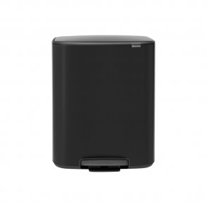 Brabantia Bo pedalspand m/2 inderspande a 30 ltr.  - Matt Black