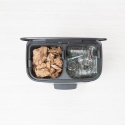 Brabantia Bo pedalspand m/2 inderspande a 30 ltr.  - Matt Black