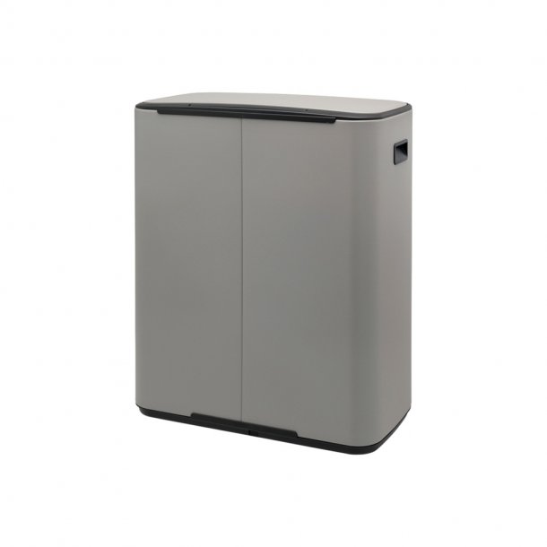 Brabantia Bo pedalspand m/2 inderspande a 30 ltr.  - Mineral Concrete Grey