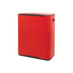 Brabantia Bo pedalspand m/2 inderspande a 30 ltr.  - Passion Red