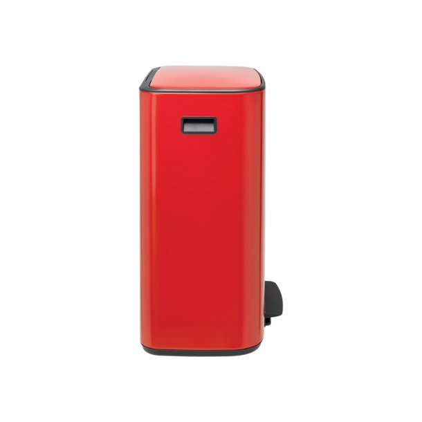 Brabantia Bo pedalspand m/2 inderspande a 30 ltr.  - Passion Red