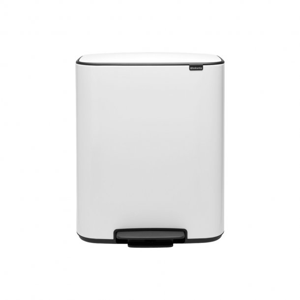 Brabantia Bo pedalspand m/2 inderspande a 30 ltr.  - White