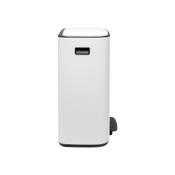 Brabantia Bo pedalspand m/2 inderspande a 30 ltr.  - White