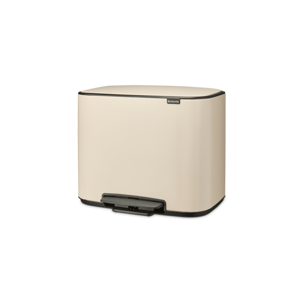 Brabantia Bo Pedalspand 3 x 11 liter - Soft Beige