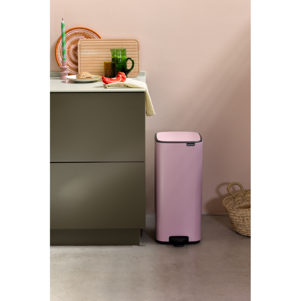 Brabantia Bo Pedalspand 30 liter - Lilac Pink