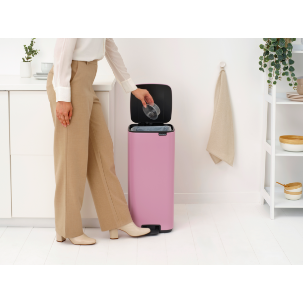 Brabantia Bo Pedalspand 30 liter - Lilac Pink