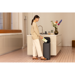 Brabantia Bo pedalspand 30 ltr. - Mineral Infinite Grey