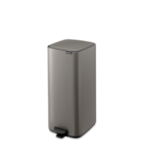 Brabantia Bo Pedalspand 30 liter - Platinum