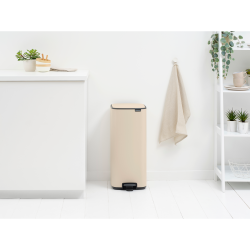Brabantia Bo pedalspand 30 liter - Soft Beige