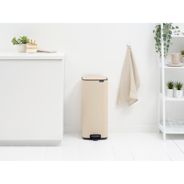 Brabantia Bo pedalspand 30 liter - Soft Beige