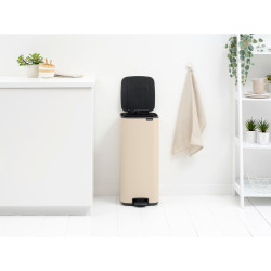 Brabantia Bo pedalspand 30 liter - Soft Beige