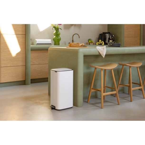 Brabantia Bo pedalspand 30 ltr. - White