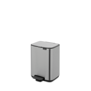 Brabantia Bo pedalspand 4 ltr. - Matt Steel Fingerprint Proof